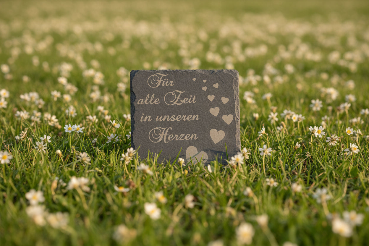 Gravierte Schieferplatten & Untersetzer – persönlich. zeitlos. einzigartig.