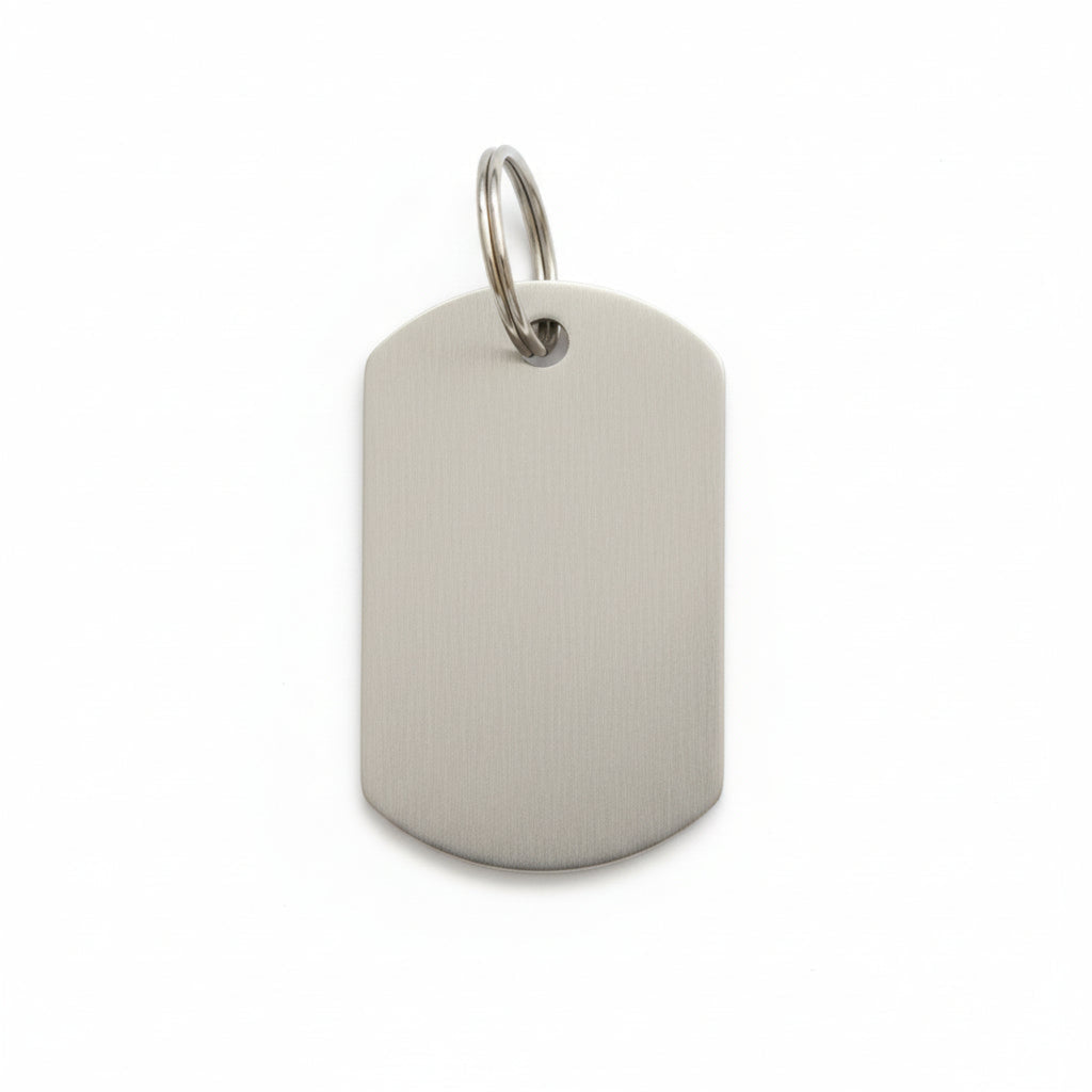 Detailansicht der Lasergravur auf Edelstahl