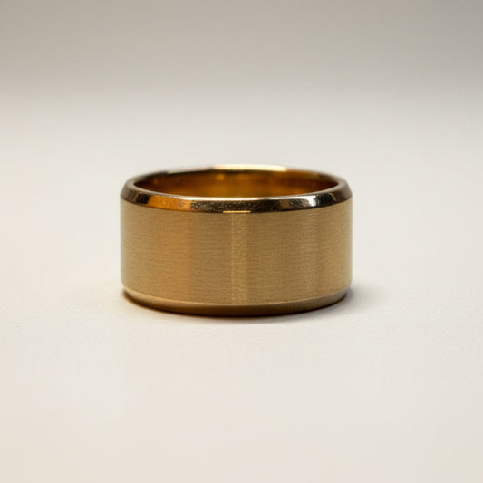 Edelstahl-Ring 8mm personalisiert mit Lasergravur - silber poliert
