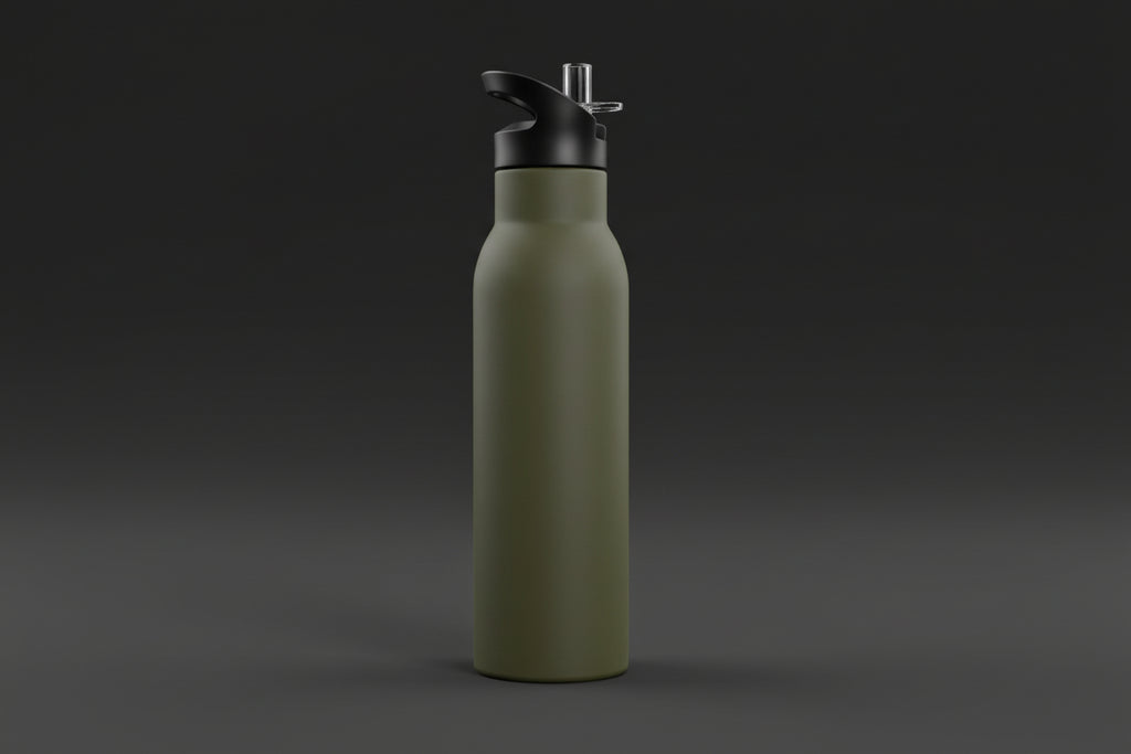 Personalisierte Edelstahl Trinkflasche mit Gravur