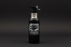 Trinkflasche mit HERE WORKS POWER Gravur